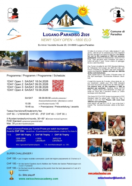  - Swiss CHess Academy